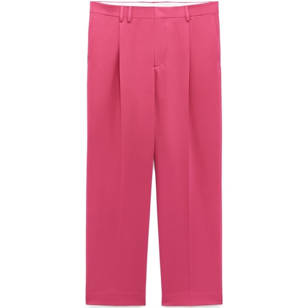 Zara X Barbie Ken Suit Pants Pink - Picture 3 of 7